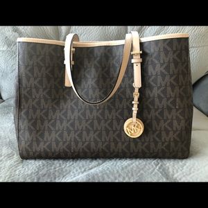 Brown Michael Kors tote bag